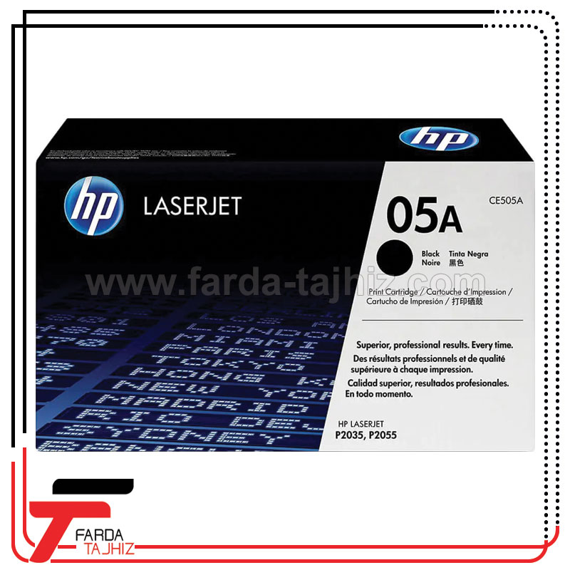کارتریج تونر مشکی اچ پی HP 05A