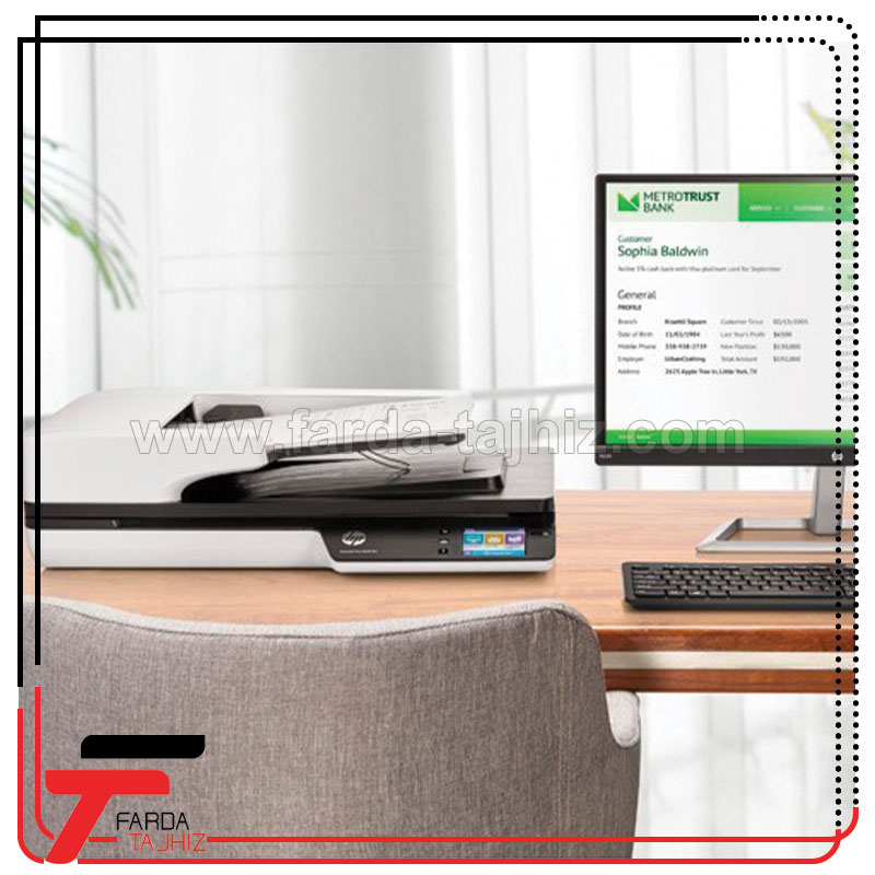 اسکنر کارکرده اچ پی مدل HP 4500fn1