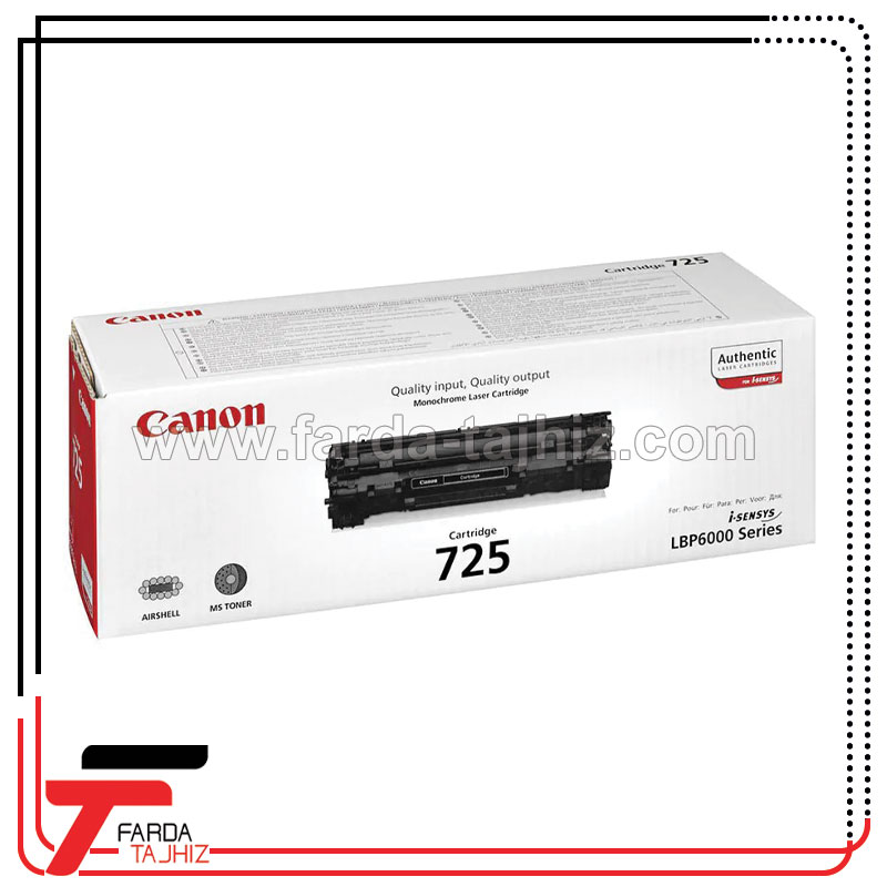 کارتریج تونر مشکی کانن Canon 725