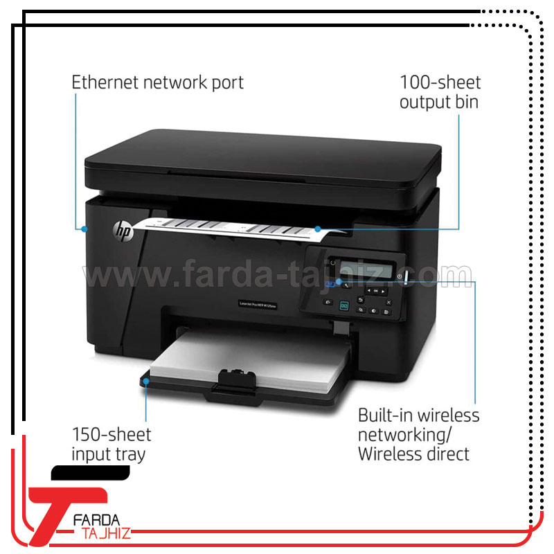 عملکرد پرینتر دست دوم اچ پی M125nw